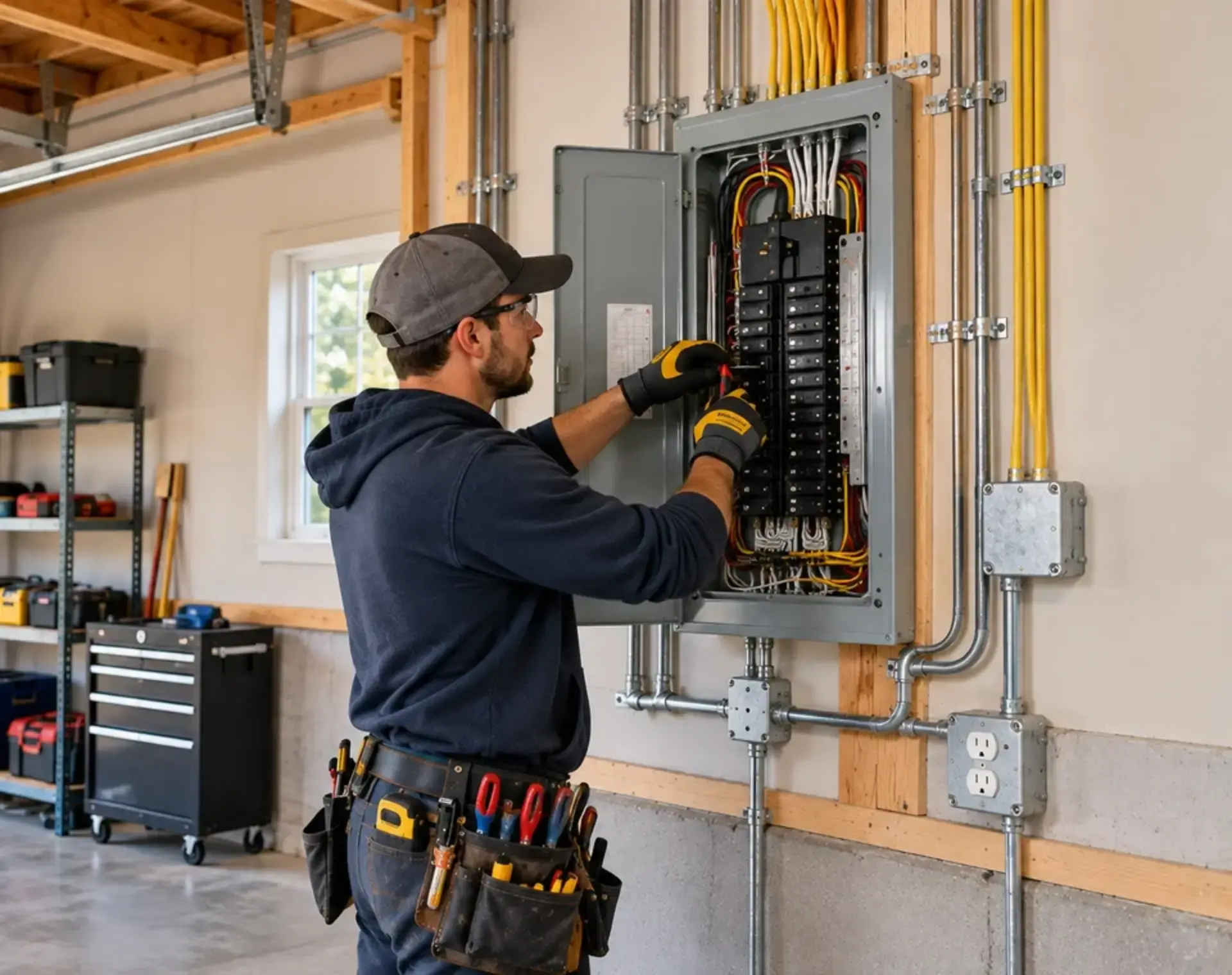 Garage Wiring Service and Electrical Work